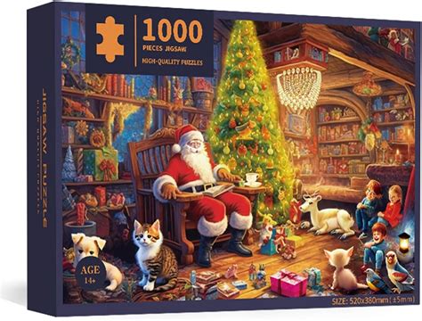 Oldmoom Puzzle Adventskalender 2023 Weihnachts Adventskalender 1000