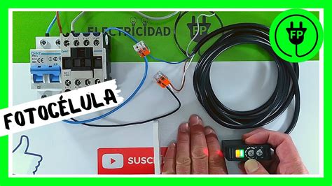 Instalar y conectar FOTOCÉLULA SENSOR FOTOELÉCTRICO CÉLULA