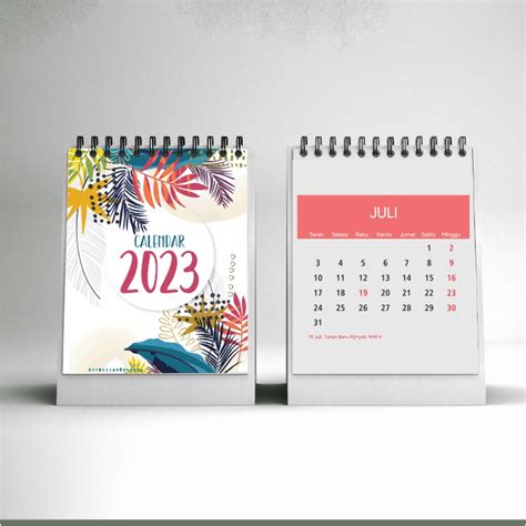 Jual Kalender 2023 Mini Kalender Meja Mini Kalender Meja Estetik 2023 Mini Aesthetic Calendar