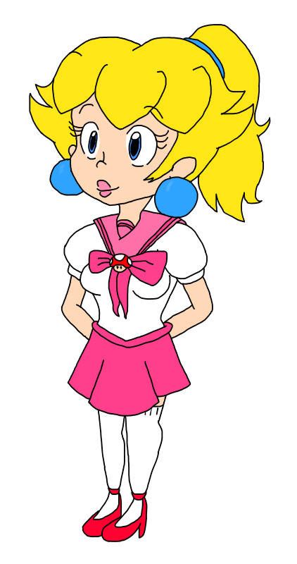 Peach In School Outfit By Samthelily On Deviantart