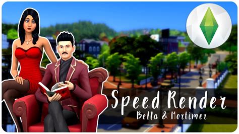 The Sims 4 Speed Render Bella And Mortimer Goth Youtube