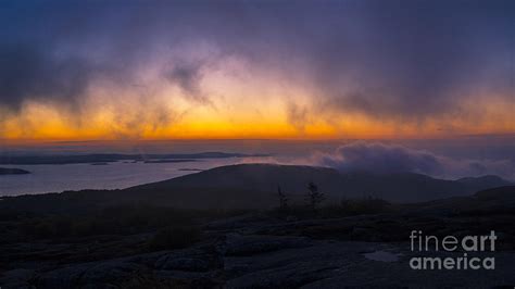 Cadillac Mountain Sunset Photograph By New England Photography Fine