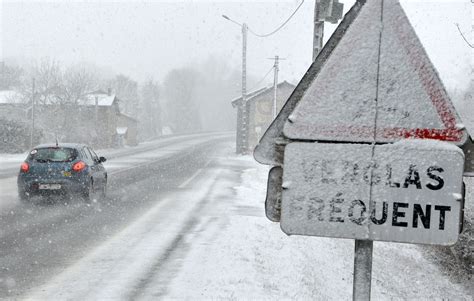 Neige Et Verglas Cinq D Partements En Vigilance Orange Dans Le Centre Est