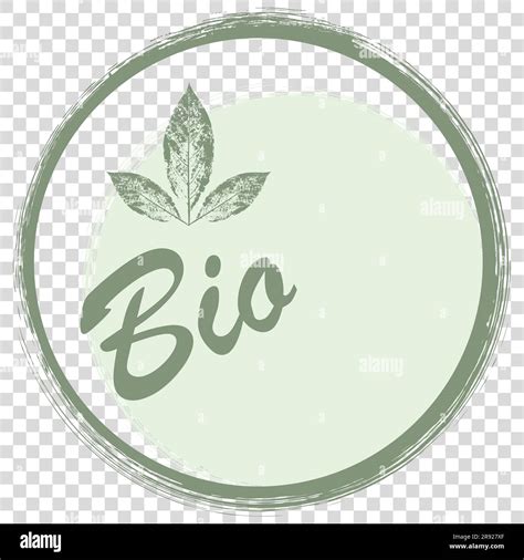 Bio Products Circle Sticker Stamp And Logo Ecology Icon Template For