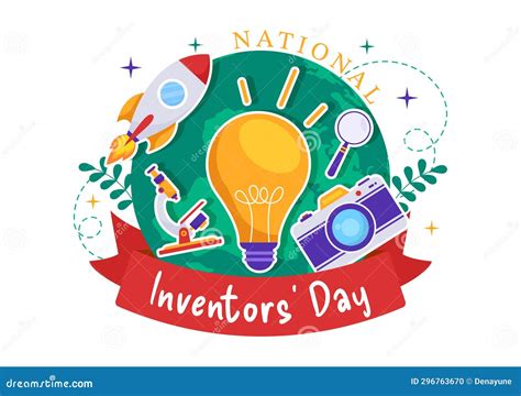 National Inventors Day Vector Illustration On February 11 Celebration