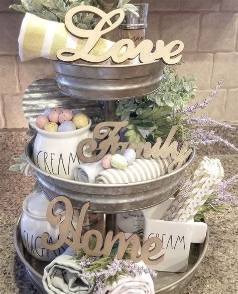 Inspiring Tiered Tray Style Ideas For Spring And Easter Montana