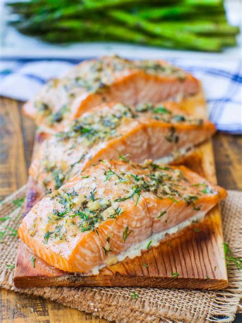 Garlic And Lemon Cedar Plank Salmon Video Tatyanas Everyday Food