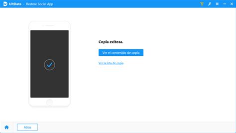 Gu A Tenorshare Ultdata Ios Respaldar Y Restaurar Apps Sociales Ios