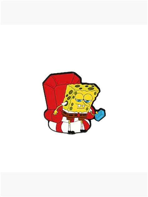 Spongebob Meme Sticker Poster For Sale By Stickersthatsti Redbubble