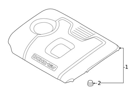 Engine Appearance Cover For Kia Forte Kia Parts Store