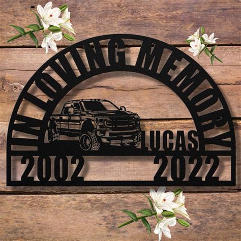 Truck Driver In Loving Memory Etsy