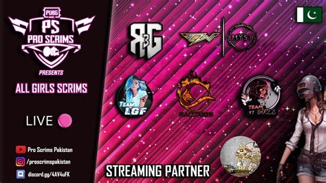 All Girls Scrims Pro Scrims Pubg Mobile Pakistan Youtube