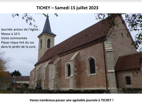 Le 15 juillet venez nombreux passer une agréable journée à Tichey