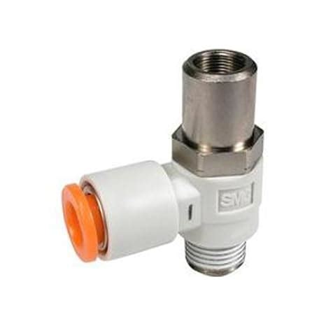 Smc As F M D Air Flow Control Valve With Push To Connect Fitting