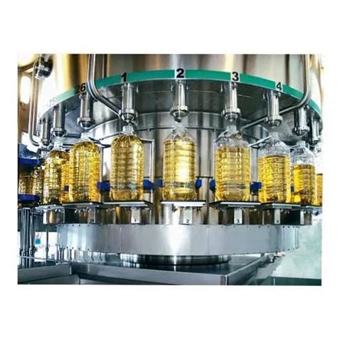 Stainless Steel Automatic Oil Bottle Filling Machine Capacity Ml