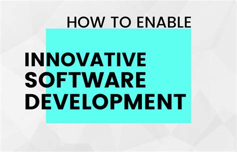 How To Enable Innovative Software Development Zartis