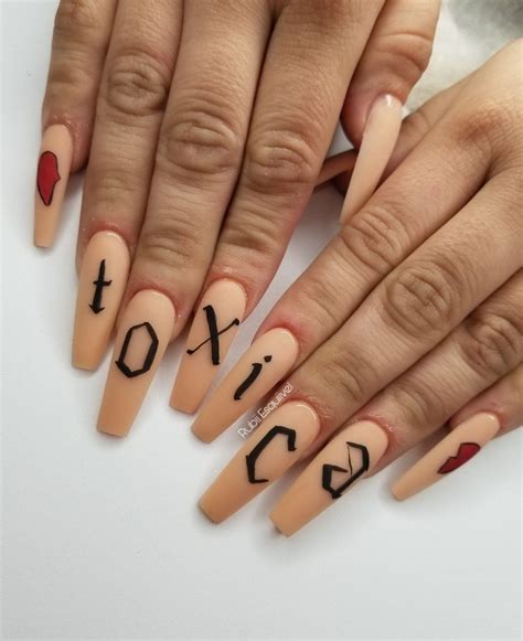 Nails Toxicanails Longnails Toxicgirlnails U As Nudenails