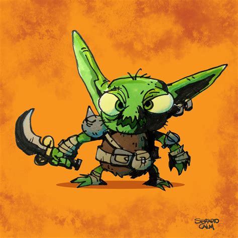 Here is some goblin fan art. Can be either from Dungeons and Dragons or ...