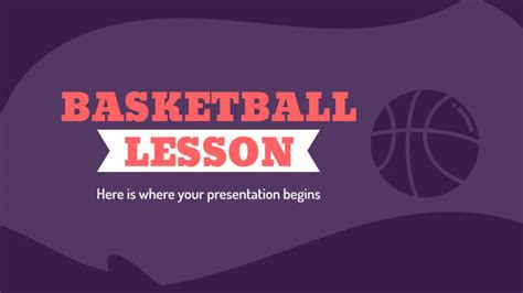 Basketball Lesson Google Slides theme & PowerPoint template