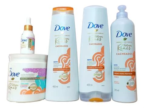 Kit Dove Texturas Reais Cabelos Cacheados Completo Und Frete Gr Tis