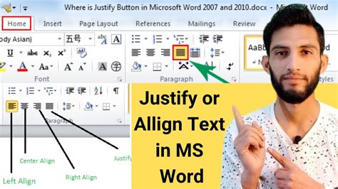 How To Align Paragraph In Ms Word How To Align Text In Word How To