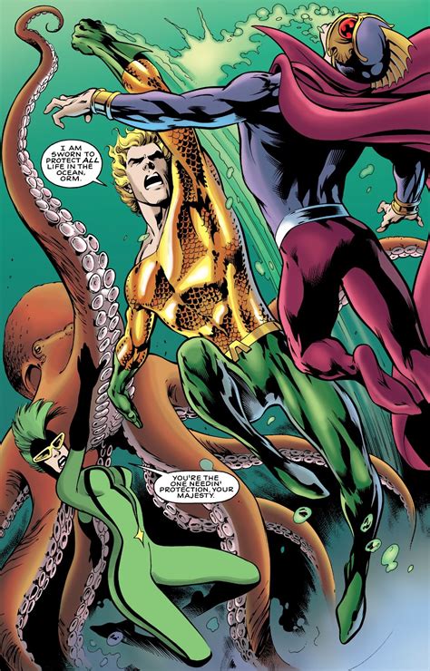 Aquaman Vs Marine Marauder Ocean Master Aquaman Comics Comic Artist