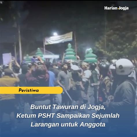 Harian Jogja On Twitter Ketua Umum Perguruan Silat Persaudaraan Setia