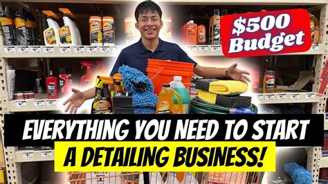 How To Start A Car Detailing Business With Only In