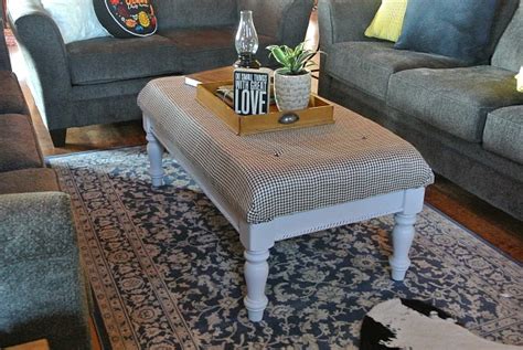 Diy Ottoman Coffee Table