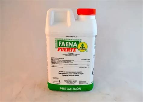 Faena Fuerte Lt Herbicida Control Malezas Hierba Glifosato