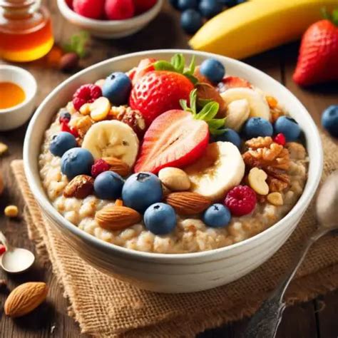 Avena con Frutas Frescas y Nueces - Recetas Deliciosas y Faciles