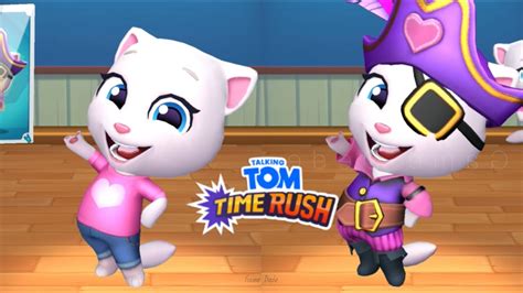 Talking Tom Time Rush Talking Angela Vs Pirates Angela Jurassic World