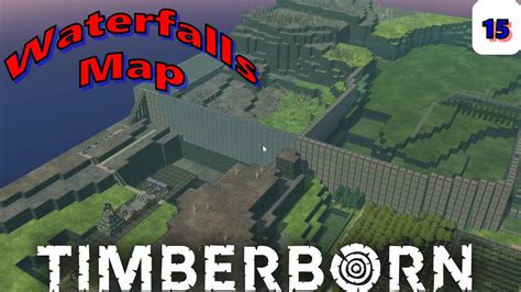 Timberborn Hard Mode Waterfalls Map Youtube