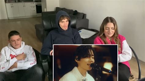 Reacting To Le Jazz De V Live Clip Btsfesta Youtube