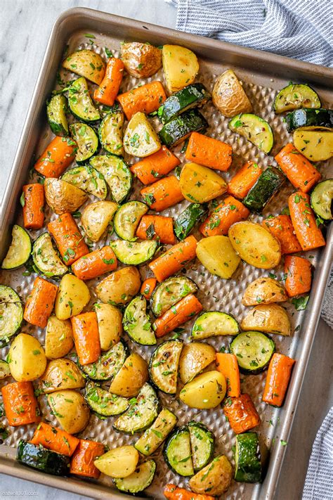 Roasted Vegetables Recipe Roasted Potatoes Recipe With Carrots And