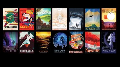 14 amazing space posters designed by NASA -- high res and free!