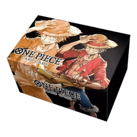 One Picece Tcg Playmat And Storage Box Set Monkey D Luffy Progaming