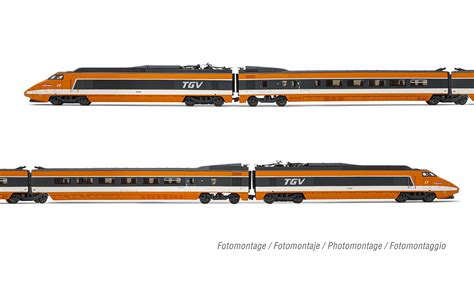 Jouef Hj E Triebzug Tgv Sud Est Version Teilig Orange Ep