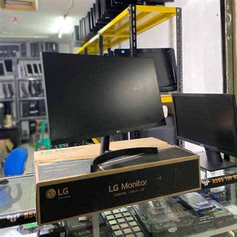 Jual MONITOR LG 24MK600 IPS FULL HD DOUBLE HDMI FULL SET BOX LIKE NEW