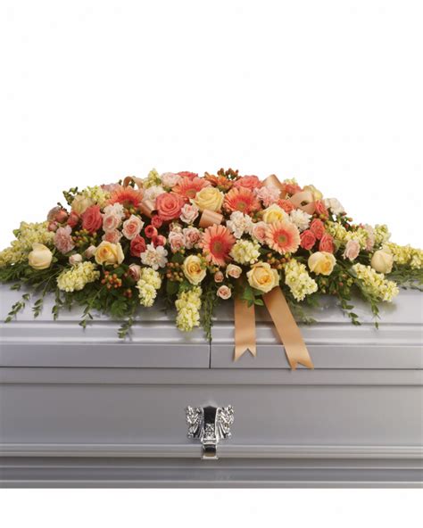 Warmest Remembrance Casket Veldkamps Sympathy Flowers