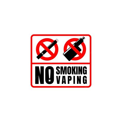 Premium Vector No Smoking Vaping Sign Prohibition Sign Vector