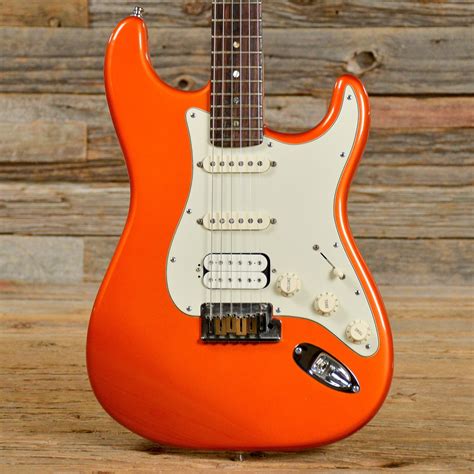 Fender American Deluxe Stratocaster Hss Orange 2001 S572 Fender