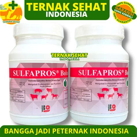 Jual Sulfapros Bolus Pot Bolus Obat Diare Anti Bakteri