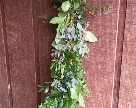 Freshly Harvested Italian Ruscus And Seeded Eucalyptus Garland Etsy