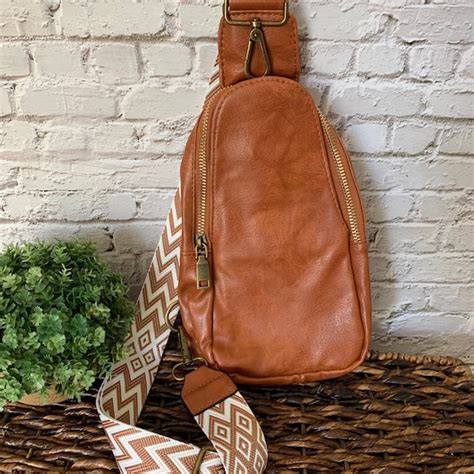 Womens Vegan Leather Sling Bag For Women Sling Purse With Etsy