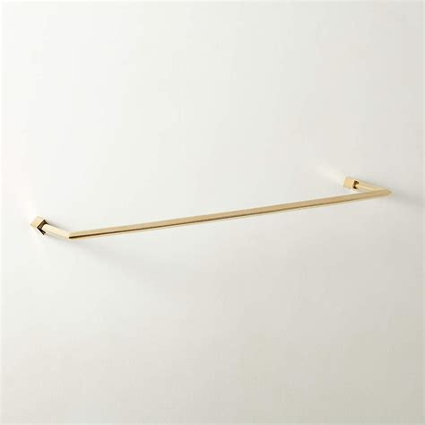 Blaine Modern Unlacquered Brass Towel Ring Reviews Cb2