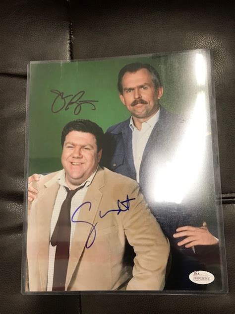 Cheers Norm And Cliff George Wendt John Ratzenberger Dual Signed 8x10