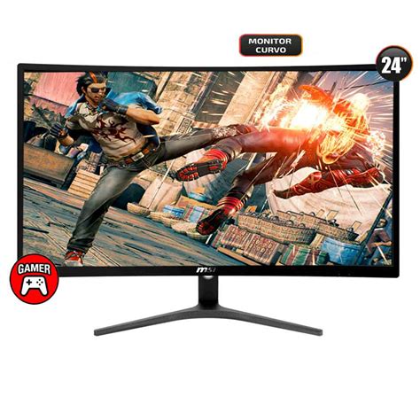 Ripley MONITOR GAMER CURVO MSI 24 FHD VA HDMI VGA 75HZ 8MS FREESYNC