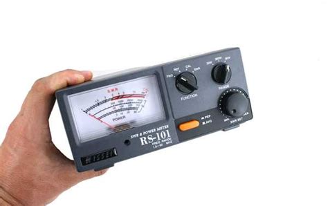 RS-101 NISSEI Stationary ROE SWR meter 1.6 to 60 Mhz. 3,000 watts
