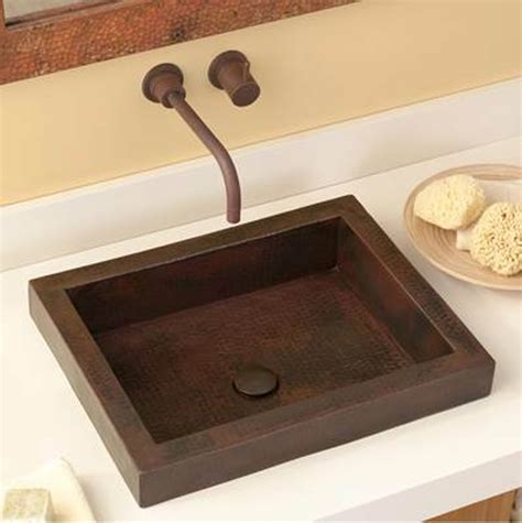 Native Trails Cps246 Tatra Hammered Copper Bathroom Sink Antique